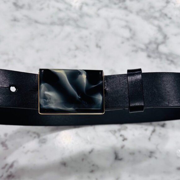 Isabel Marant Leather Buckle Belt Size 70 Brand New - Picture 4 of 9